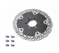 Carbon Fiber Bicycle Brake Disc With 6-Bolt Mounting, Floating | Designed For Efficient Heat Dissipation, Cnc-Machined Stainless Steel Hub, Ultralight For Road Bikes And 6-Bolt Axles