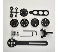 Carbon Fiber Bike Computer Mount, Compatible with Bryton Garmin Giant, Handlebar Camera Light Holder Bracket