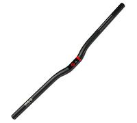 Carbon Fiber Bike MTB Handlebars Flat Handle Bar 25.4mm Carbon Handlebar Mountain Riser Bar,red swallow,720mm