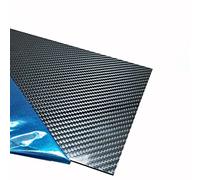 Carbon Fiber Board Plate,200×400mm Panel Sheets, 0.5mm 1mm 1. 2mm 3mm 4mm thickness Composite Hardness Material for RC UAV/Toys, 1pcs(0.5mm Plain Matte)