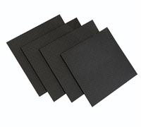 Carbon Fiber Board Plate 200 X 200 X 3 MM, Carbon Fiber Sheets Available in 1mm 2mm 3mm 4mm, Plain Weave Carbon Fiber Sheets 100% 3K Carbon Fiber Plate (200X200X3mm)