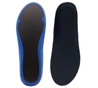 Carbon Fiber Board Sports Insoles with Arch Support High Elastic Shock Absorbing Sports Insoles(Blue,39)