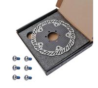 Carbon Fiber Brake Disc, Strength Enhancement, 14cm, Disc Brake Rotor, Bicycle Brakes, Enhanced Acceleration Control, For All Road Cycling Adventures