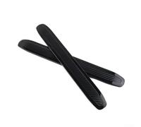 Carbon Fiber Bumper Corner Protector Strip for Front Rear Car Bumpers - Anti-scratch Rubber Guard 276 Mm X 30 Mm Black Having Carbon Texture