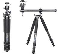 Carbon Fiber Camera Horizontal Tripod-INNOREL HT284C with 360-Degree Rotatable Center Column and 40mm Low Gravity Center Ball Head for DSLR, Video, Camcorder, Travel, Cooking, Work, Versatile Shooting