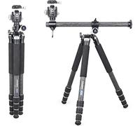 Carbon Fiber Camera Horizontal Tripod-INNOREL HT284C with 360-Degree Rotatable Center Column and 44mm Low Gravity Center Ball Head for DSLR, Video, Camcorder, Travel, Cooking, Work, Versatile Shooting