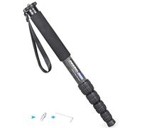 Carbon Fiber Camera Monopod INNOREL RM325C Professional Portable Compact Lightweight Travel 5-Section Monopod for Canon Nikon Sony DSLR Camera Video Camcorder DV Photography Bracket Load 26lbs/12kg