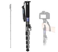 Carbon Fiber Camera Monopod Lightweight Travel Quick Lock System, Maximum Load 40kg, 360° Panoramic Camera Stand, Waterproof System (MPC-366C)