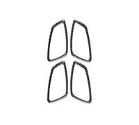 Carbon Fiber Car Accessories 4pcs Anti-Scratch Protective Cover Compatible with BMW 3 Series E90 2005 2006 2007 2008 2009 2010 2011 2012