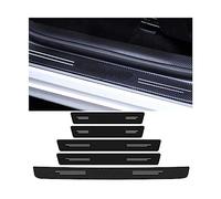 Carbon Fiber Car Door Sill Anti Kick Sticker Scuff Scratch Trunk Threshold Protective Strip Stickers for Suzuki for Swift JUNOOS(5pcs)