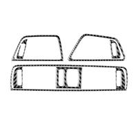 Carbon Fiber Car Interior Accessories Decoration Decal Sticker Trim Compatible with BMW 6 Series M6 F12 F13 F06 2011-2018 M Sport (Classic, Dashboard Air Vent Outlet Cover Kit)