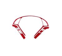 Carbon Fiber Car Interior Trim Stickers Steering Wheel Button Frame LHD RHD For Infiniti Interior Accessories(Red)
