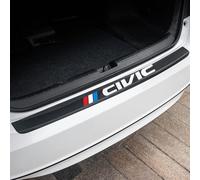 Carbon Fiber Car Rear Bumper Protector Strip for Hon-da Civic 10th 8th Type R 2008 2012 2018 Anti-Scratch Trunk Sill Door Entry Trim Cover Vehicle Door Entry Protection Strip