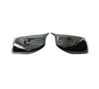 Carbon Fiber Car Rear View Door Wing Mirror For E60 E61 E63 E64 5 Series Model 2004-2008 Side Mirror Cover Caps Shell Case(Black One Pair)