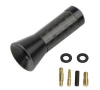 Carbon Fiber Car Roof Antenna Universal 3.5cm 8cm 12cm Black Red Blue Colorful Radio Aerial Set Styling Accessories(Black,3.5cm)