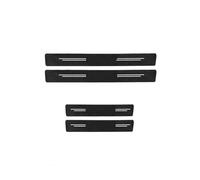 Carbon Fiber Car Threshold Anti-Scratch Protection Sticker For Abarth 595 500 124 For Spider Trunk Rear Bumper Stickers Accessories(White)
