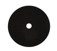 Carbon Fiber CD Tuning Pad, HIFI CD Mat for CD Player, Low Distortion Rate Vibration Absorption Mat with 15mm Center Hole, 0.2mm Thin Carbon Fiber Disc for Enhanced Audio (Black)