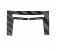 Carbon Fiber Center Console Navigation CD Panel Frame Decoration for H3 (2006-2010) - Black Interior Trim Accent with Epoxy-Coated Finish, Tape-On Installation