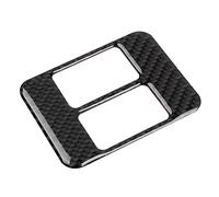 Carbon Fiber Center Console Seat Heating Button Cover Trim Premium High Gloss Durable Scratch Resistant Protective Decorative Accessory for 86 2013 2017 LHD RHD