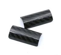 Carbon Fiber Chain Stay Guard, For Brompton Folding Bicycle 2Pcs Rear Frame Protector Curved Design Easy Install Black 43.5x22mm