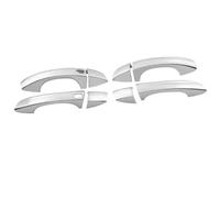 Carbon Fiber Chrome Car Side Door Handle Cover Trim Sticker for Skoda for Kodiaq 2017-2023 Styling Accessories Auto Parts(Style 5)