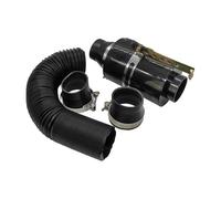 Carbon Fiber Cold Feed Induction Kit Carbon Fiber Air Intake Kit Air Filter Box With Fan/Without Fan Automotive Air Intake Pipe(Wiithout fan)