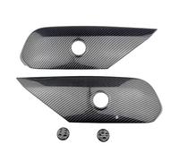 Carbon Fiber Color Car Center Console Front Seat Adjust Switch Button Cover Panel Trim For Mercedes Benz C Class W206 2022 UP GLC X254 2023-2025