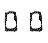 Carbon Fiber Door Window Lift Control Stickers Car Interior Accessories For Explorer 2011-2014 Auto interior decoration strip(Black rear)