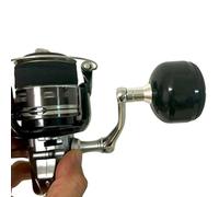 Carbon Fiber Double Rocker Arm Handle for Daiwa Fuego Prorex V LT Reels, 2-Bearing Upgrade Knob with Red Green Purple Black Pink Gold Silver Options