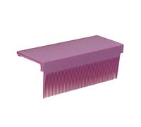 Carbon Fiber Electric Hair Straightening Comb with Nylon Teeth Professional Heat-Safe Styling Tool for Salon & Travel - Fast Smoothing Lightweight
