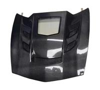 Carbon Fiber Engine Hood Bonnet Cover Front Bumper Compatible For Corvette C6 C7 2014-2019,100 tested well(Carbon Fiber Hood)