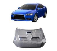 Carbon Fiber Engine Hood Cover Compatible For Mitsubishis Lancer Evolution X Bonnet EVO 08-17