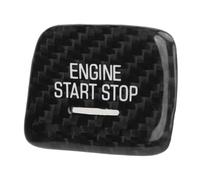 Carbon Fiber Engine Start Button Cover for C7 2013 to 2019 - Luxury Style, Scratch Resistant (Black)