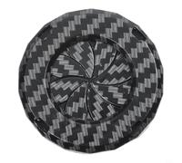 Carbon Fiber Engine Stop Button Cover Rotary Switch Protective For Ring for Car Interior丨 Lightweight ABS Ignition Switch Decoration Trim Accessory丨 Fitment Black