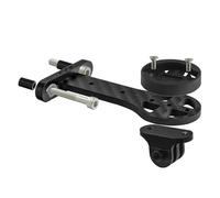 Carbon Fiber Extended Out-Front Mount Bicycle Computer Holder Bike Handlebar Mount for Garmin Bryton and Sports Action Camera