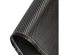 Carbon Fiber Fabric Roll - 2X2 Plain Weave, 100x100cm, Lightweight and Strong Carbon Fiber Cloth,1pcs(220g/Meter)