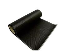 Carbon Fiber Fabric Roll, Carbon Fiber Fabric 3K 2x2 Twill 6.5oz 200gsm 30cm 50cm Width Lengths 1-10m(50cm Wide,2m length)