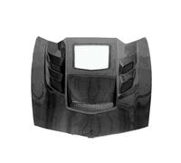 Carbon Fiber Front Engine Hood Transparent Bonnet Cover Compatible For Chevrolet Corvette C6 C7 2014 2015 2016 2017 2018 2019