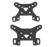 Carbon Fiber Front Rear Shock Absorber Tower RC Upgraded Parts for RLAARLO AM-X12 RC Car