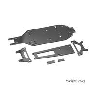 Carbon Fiber Front Shock Absorbers Bumper Fixing Plate For Tamiya TA02/TA-02SW RC Car Upgrade Parts