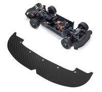 Carbon Fiber Front Splitter Shockproof RC Car Front Bumper Splitter Replacement for Arrma Vendetta 4wd 3s Blx