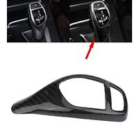 Carbon Fiber Gear Shift Knob Cover Trim Sticker Car Interior Decor for F20 F30 F31 F34 1 2 3 4 5 Series (Big Frame)