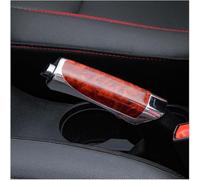Carbon Fiber Hand Brake Cover for Land Rover Range Rover 2002-2005,Car Handbrake Cover,Anti-slip Hand Brake Grips Sleeve Handbrake Lever Interior Accessories,A/mahogany