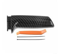 Carbon Fiber Handbrake Cover ABS Black for bmw E46 E90 F30 Wide Fit | ABS plastic carbon fiber look scratch resistant fits for bmw 1 2 3 4 5 6 for M X1 X3 Z4 models lightweight design