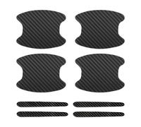 Carbon Fiber Handle Protection Stickers - 4 Pieces, Anti-Collision Strips - Car Door Protection Film