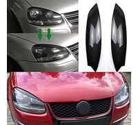 Carbon Fiber Headlight Eye Lid Eyebrow Cover for VW Golf 5 GTI R32 MK5 2005 2006 2007