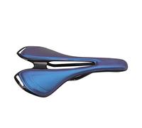 Carbon Fiber Hollow Bicycle Saddle, Ultra Light Mountain Bike Seat Cushion, Blue - Breathable Design, Durable 3K Material, Comfortable for Cycling (Blue)
