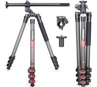 Carbon Fiber Horizontal Tripod INNOREL YT284C with Rotatable Multi-Angle Center Column,29mm Tube Professional Travel Camera Tripod Monopod for Digital DSLR Video Camcorder Overhead Shooting Load 20kg
