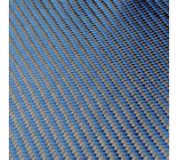Carbon Fiber Hybrid Fabric Cloth, 3K Carbon Fiber Aramid Fiber Hybrid Fabric Cloth Multicolor 0.5-1 Sqm 190gsm 0.2mm Twill(Blu,1 Sqm)