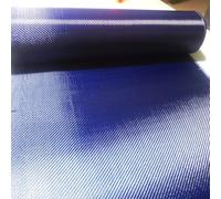 Carbon Fiber Hybrid Fabric Cloth, 3K Carbon Fiber Blue Kevlar Twill Fabric 200gsm 50cm x 2m